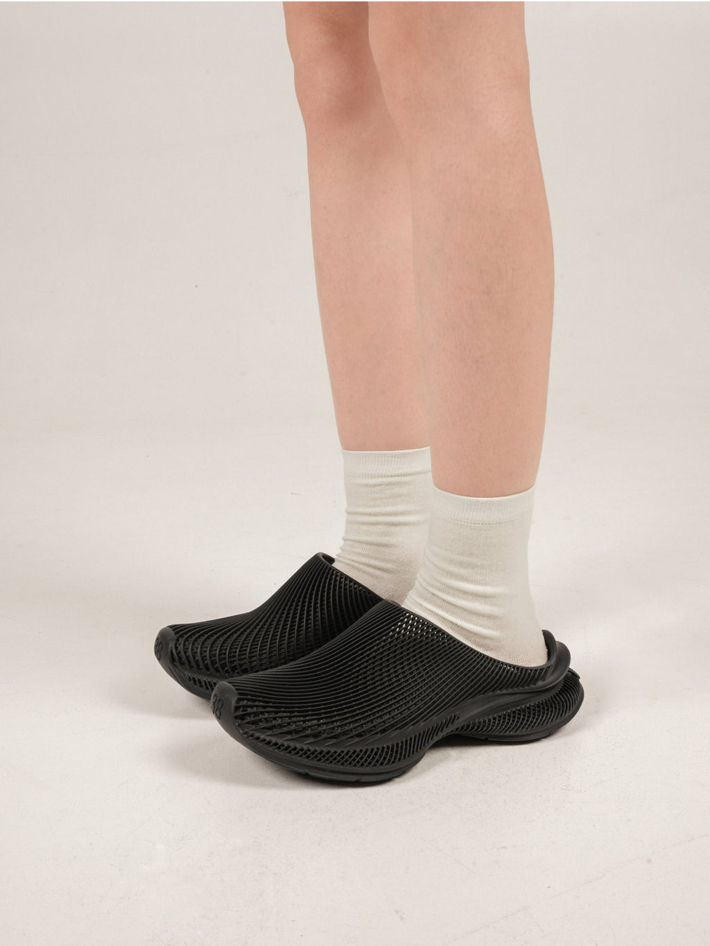 Evolve 3D Printed Slip On Black