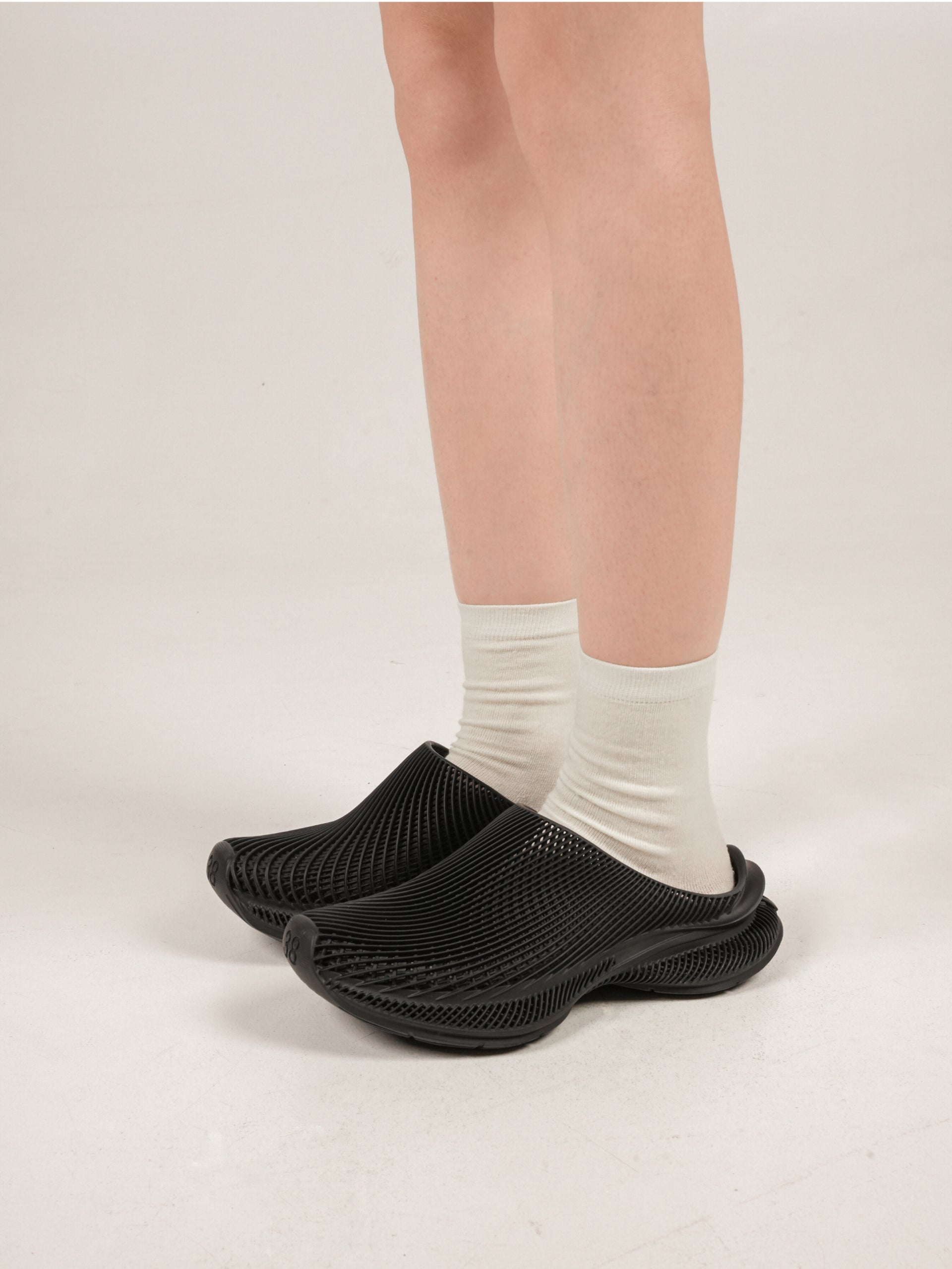 Evolve 3D Printed Slip On Black