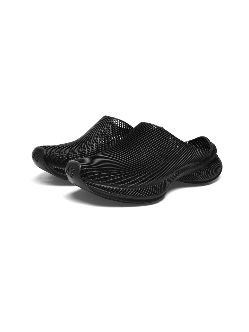 Evolve 3D Printed Slip On Black