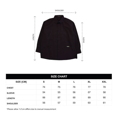 L/S Oversized Shirt Black