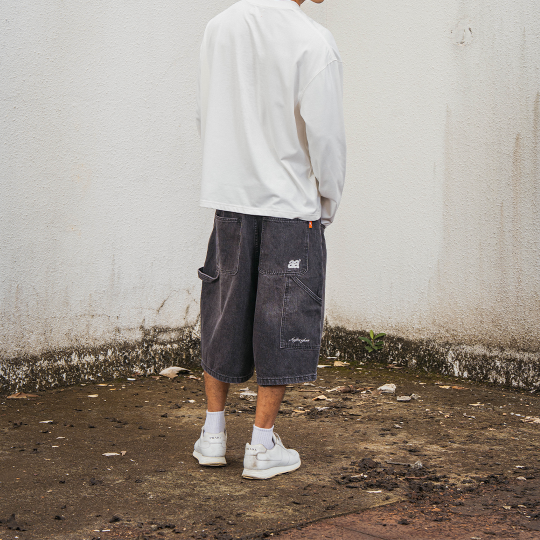 A.A Stone Washed Shorts Carpenter