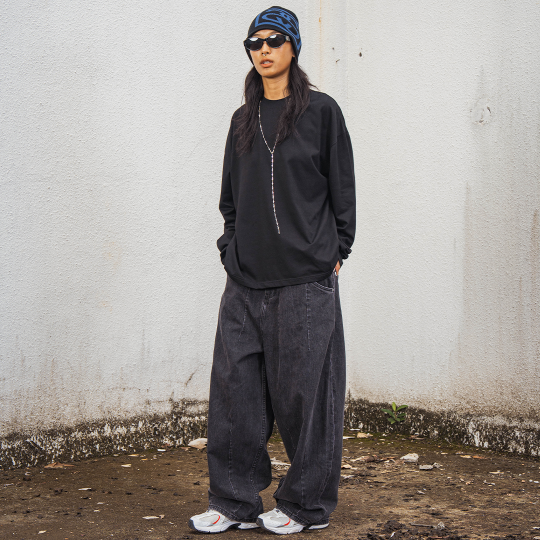 A.A Stone Washed Baggy