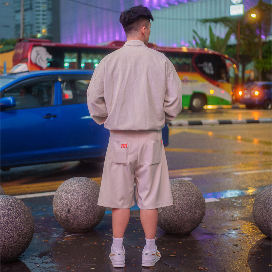 A.A Beige Wale Cord Jacket