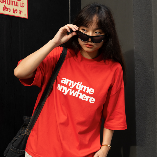 A.A Anytime Anywhere Tee Red