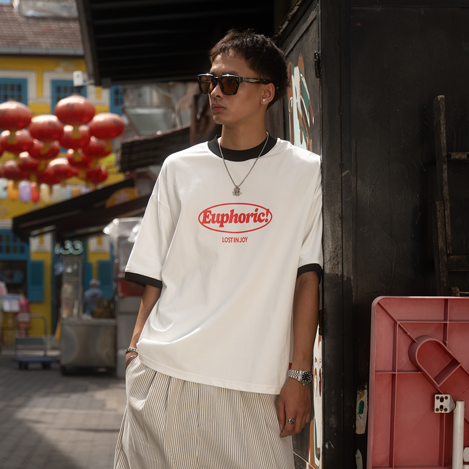 A.A Euphoric Ringer Tee