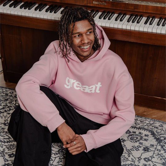 A.A Greaat Hoodie Blush Pink