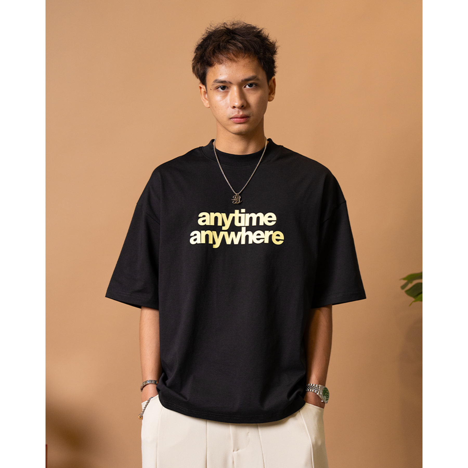 A.A Anytime Anywhere Tee Black