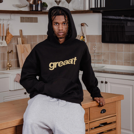 A.A Greaat Hoodie Black
