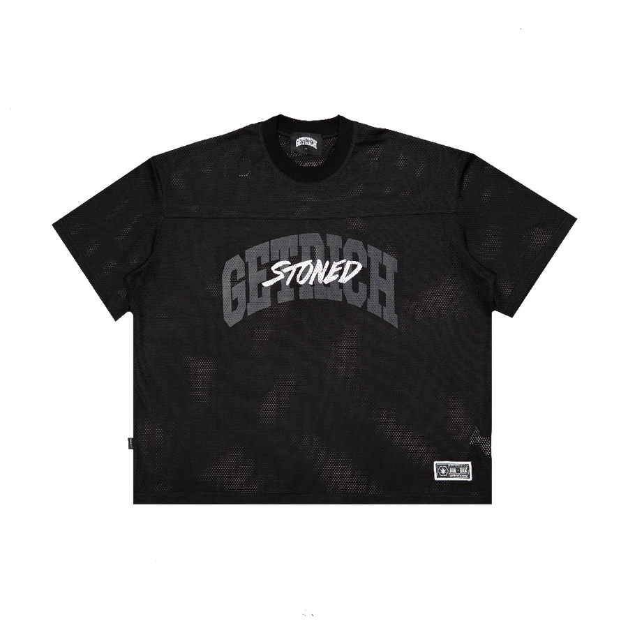 Stoned x GRE : Mesh Jersey Black