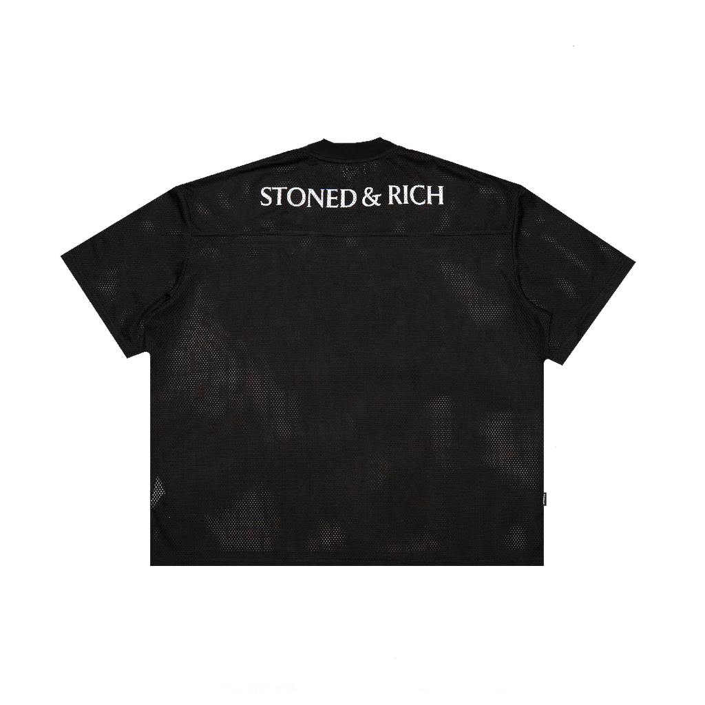 Stoned x GRE : Mesh Jersey Black