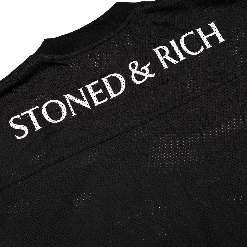 Stoned x GRE : Mesh Jersey Black