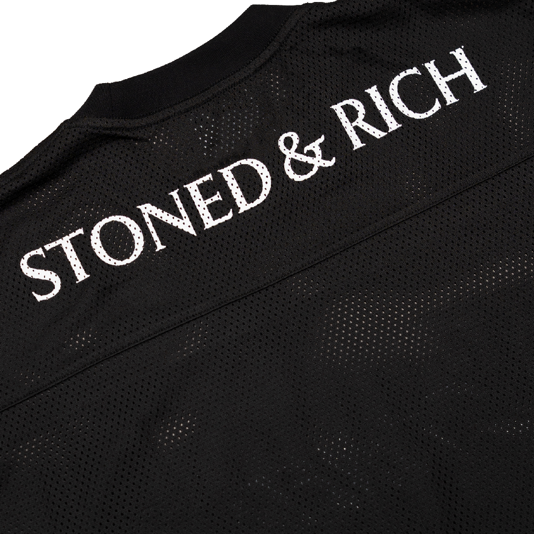 Stoned x GRE : Mesh Jersey Black