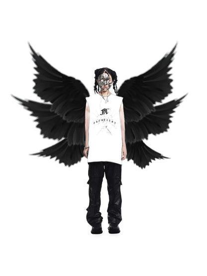 GHOST ARMY LOGO WHITE TEE