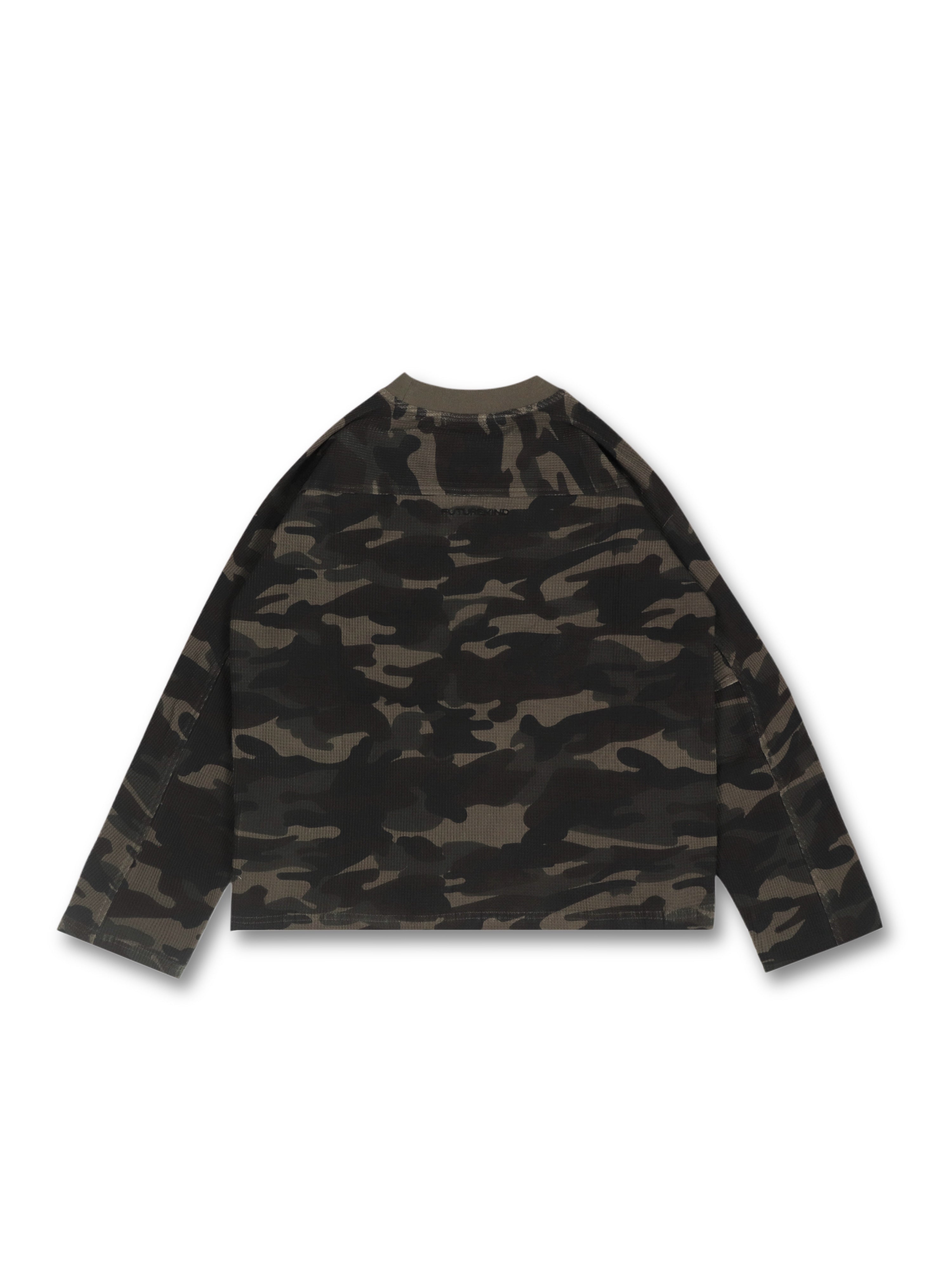 Waffle Structural Long Sleeve Camo