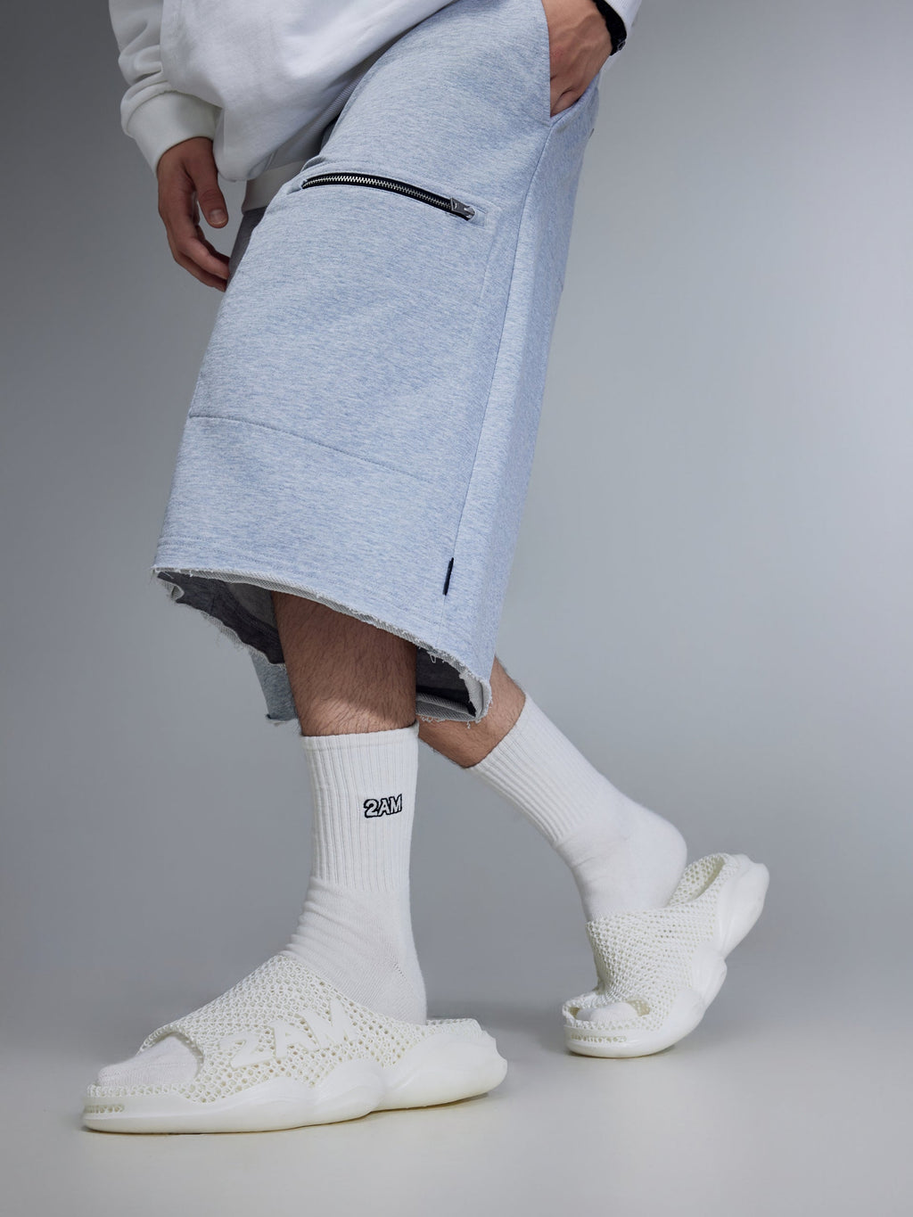 Surfer 3D Printed Slipper White