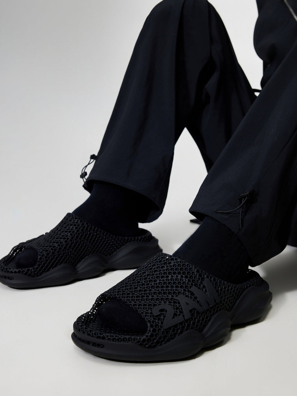 Surfer 3D Printed Slipper Black