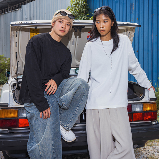 A.A Basic Long Sleeve White