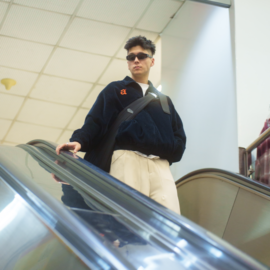 A.A Navy Wale Cord Jacket