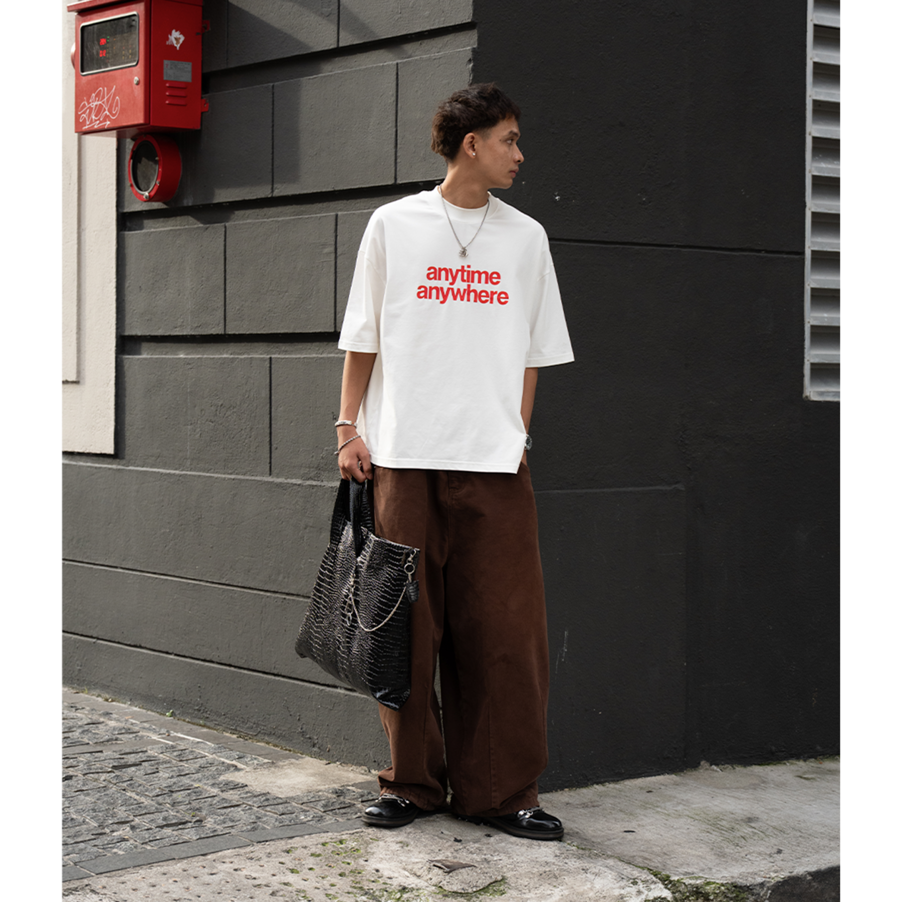 A.A Anytime Anywhere Tee White