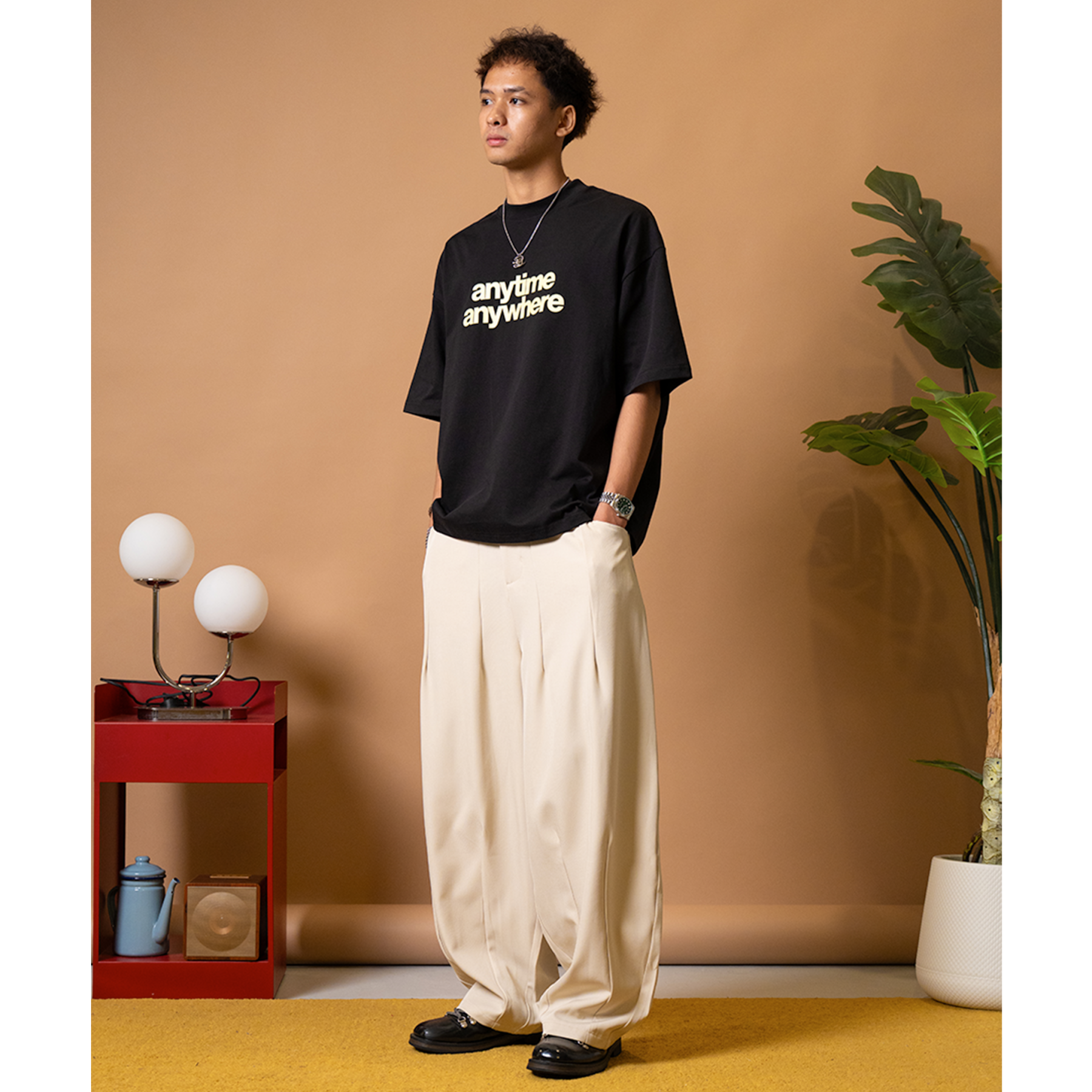 A.A Anytime Anywhere Tee Black