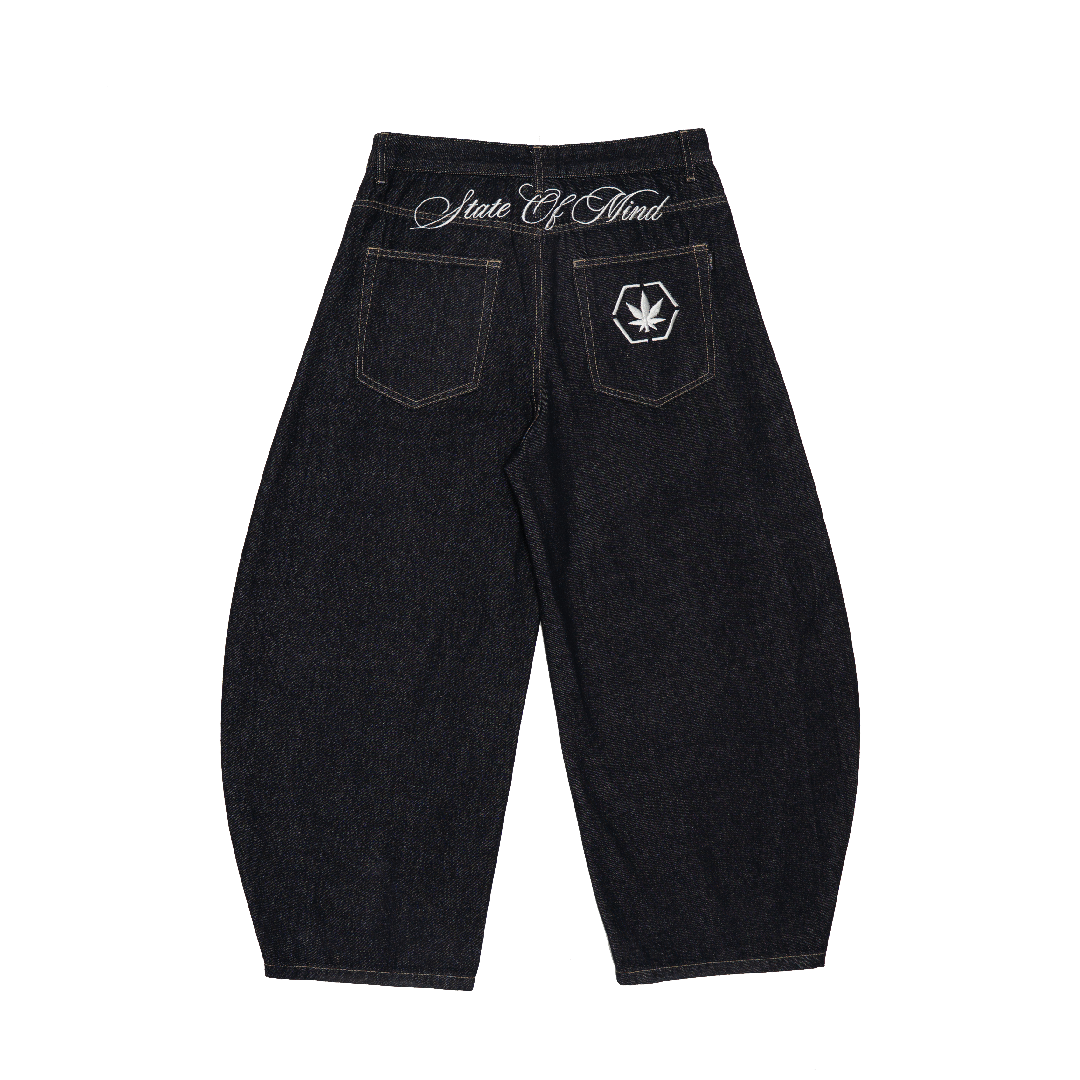 Dark Horse : Barrel Pants Denim