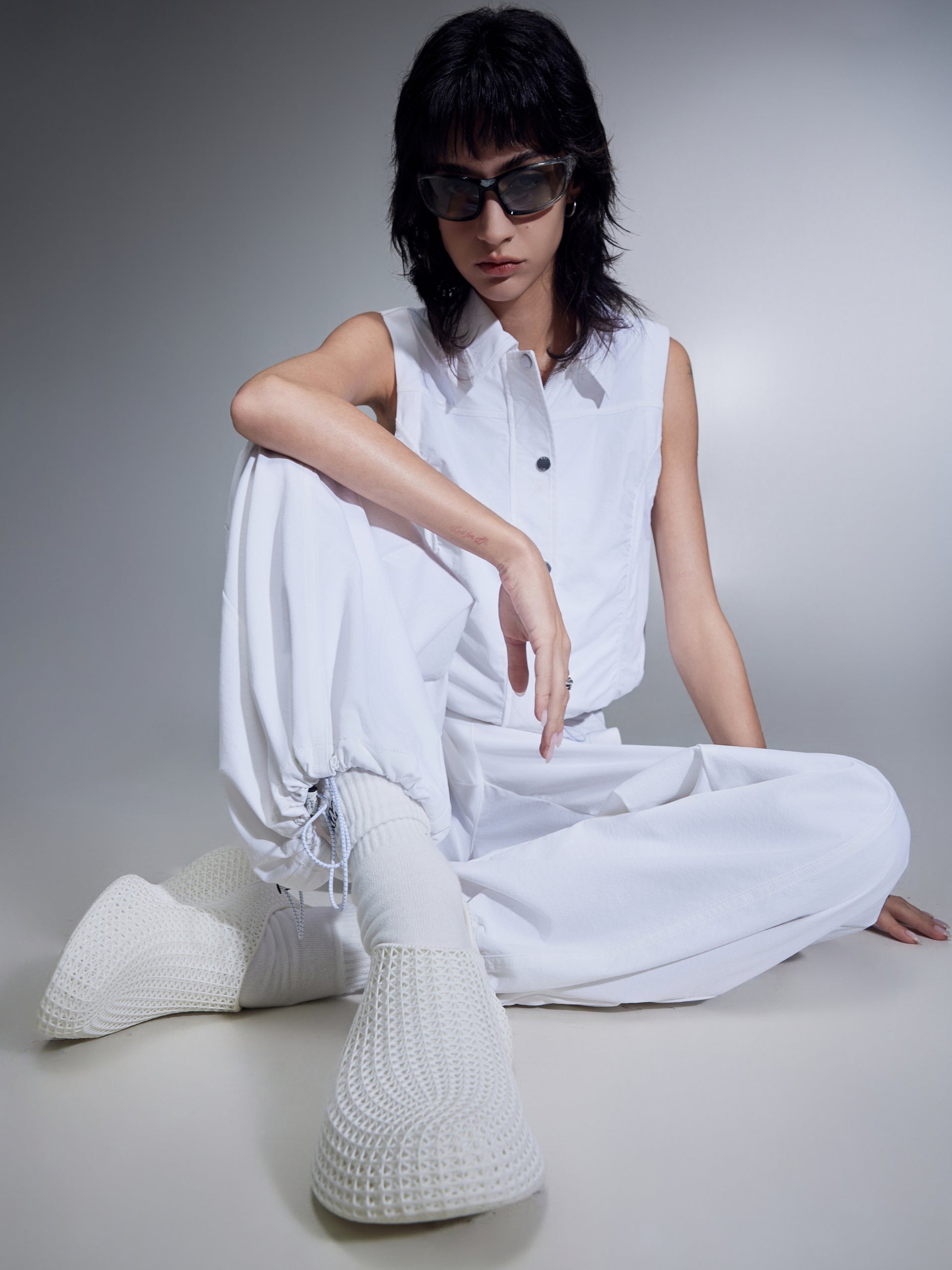 Rocker 3D Printed Sneaker White