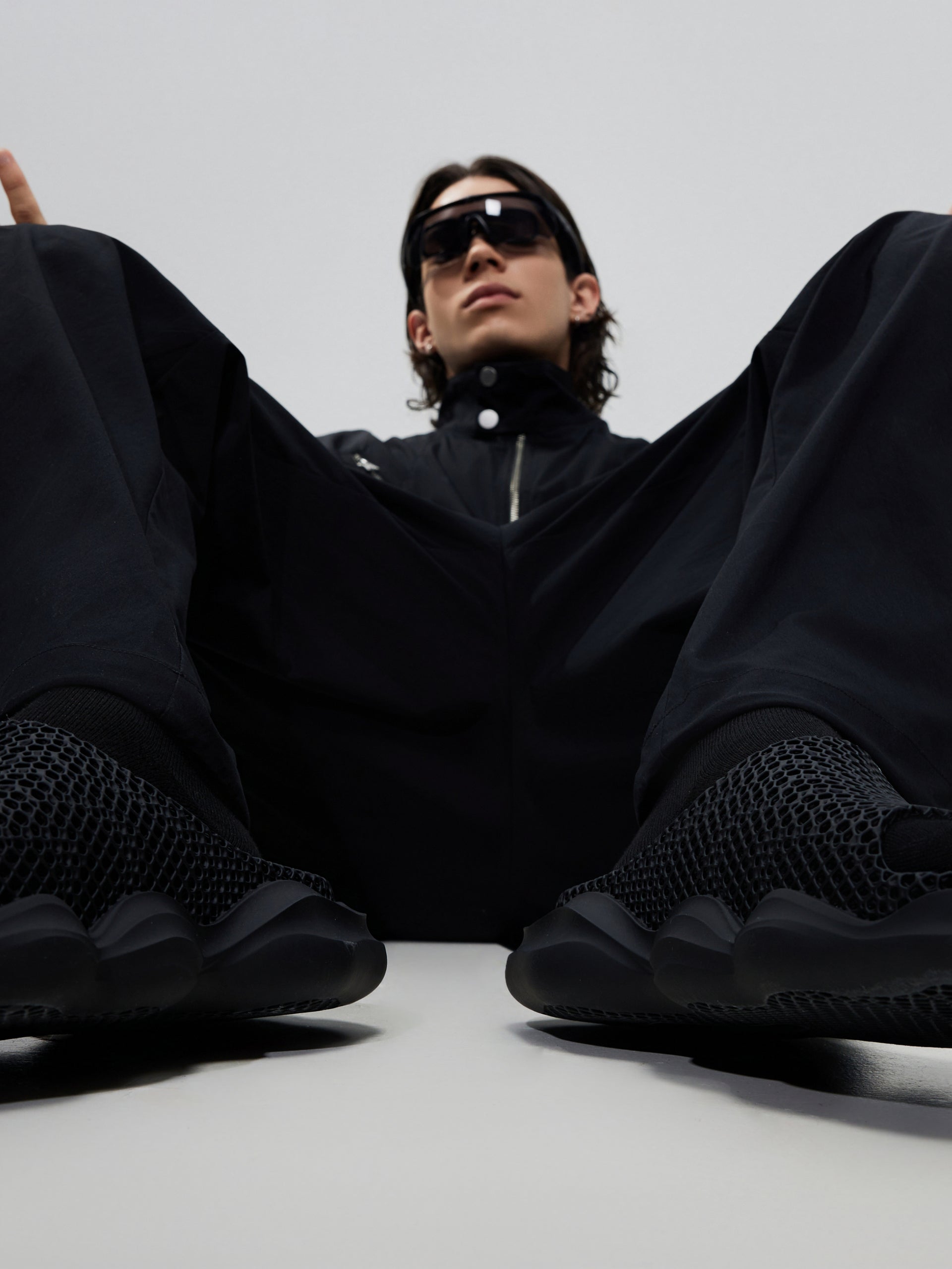 Surfer 3D Printed Slipper Black