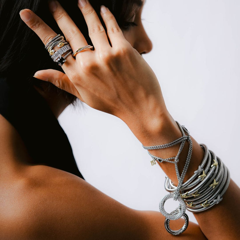 Aurora Double Bangle