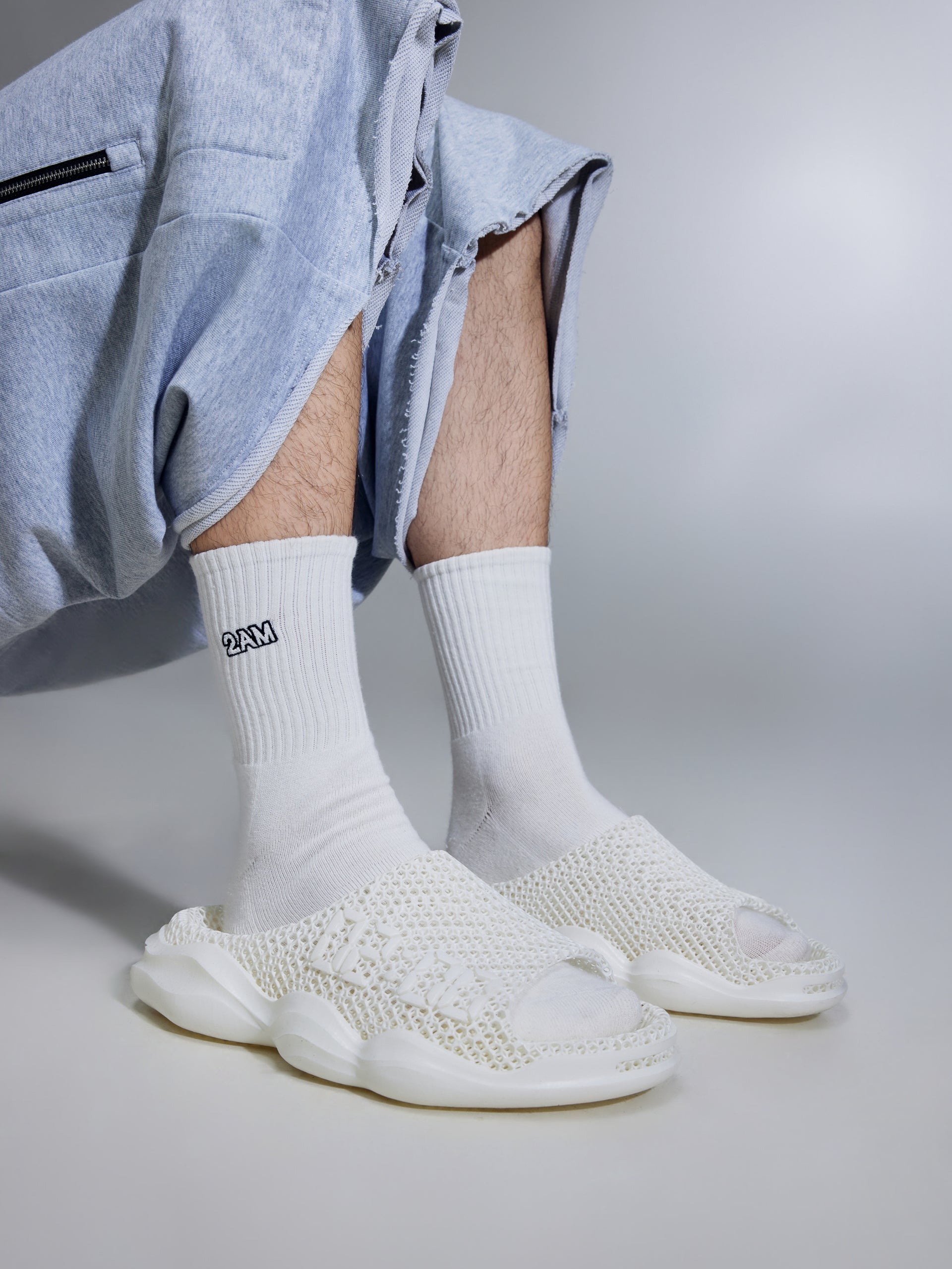 Surfer 3D Printed Slipper White