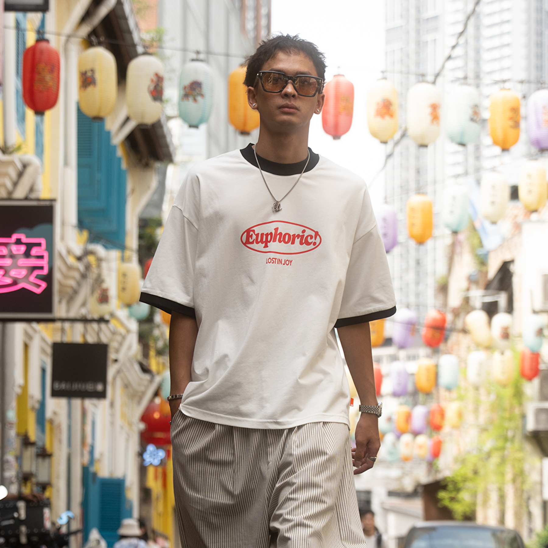 A.A Euphoric Ringer Tee
