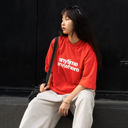 A.A Anytime Anywhere Tee Red