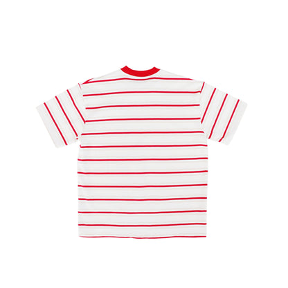 REFLECTIVE STRIPES RED TEE