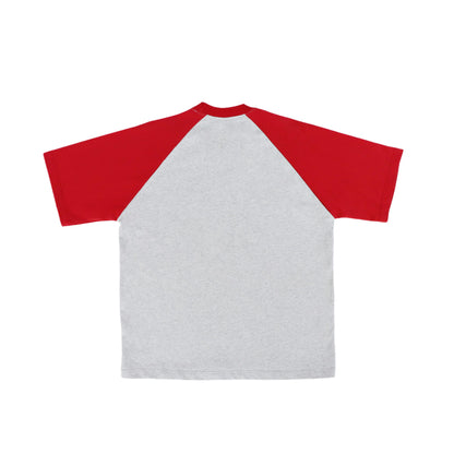 RETRO MELANGE MAROON TEE