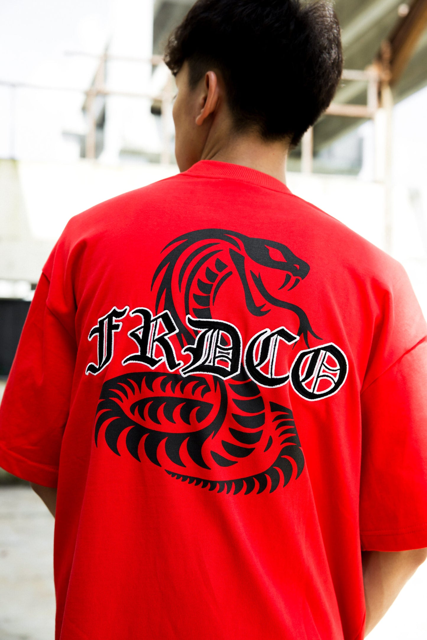 SNAKE EMP ESSENTIAL RED TEE