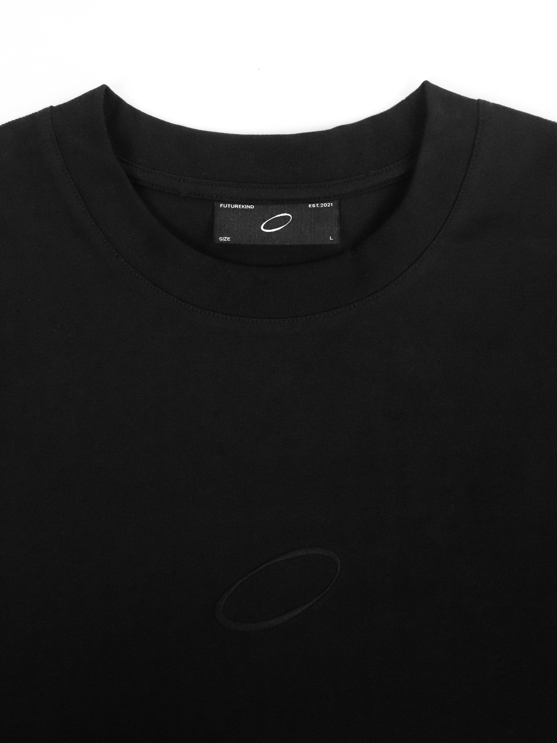 Structural Seam Tee Black