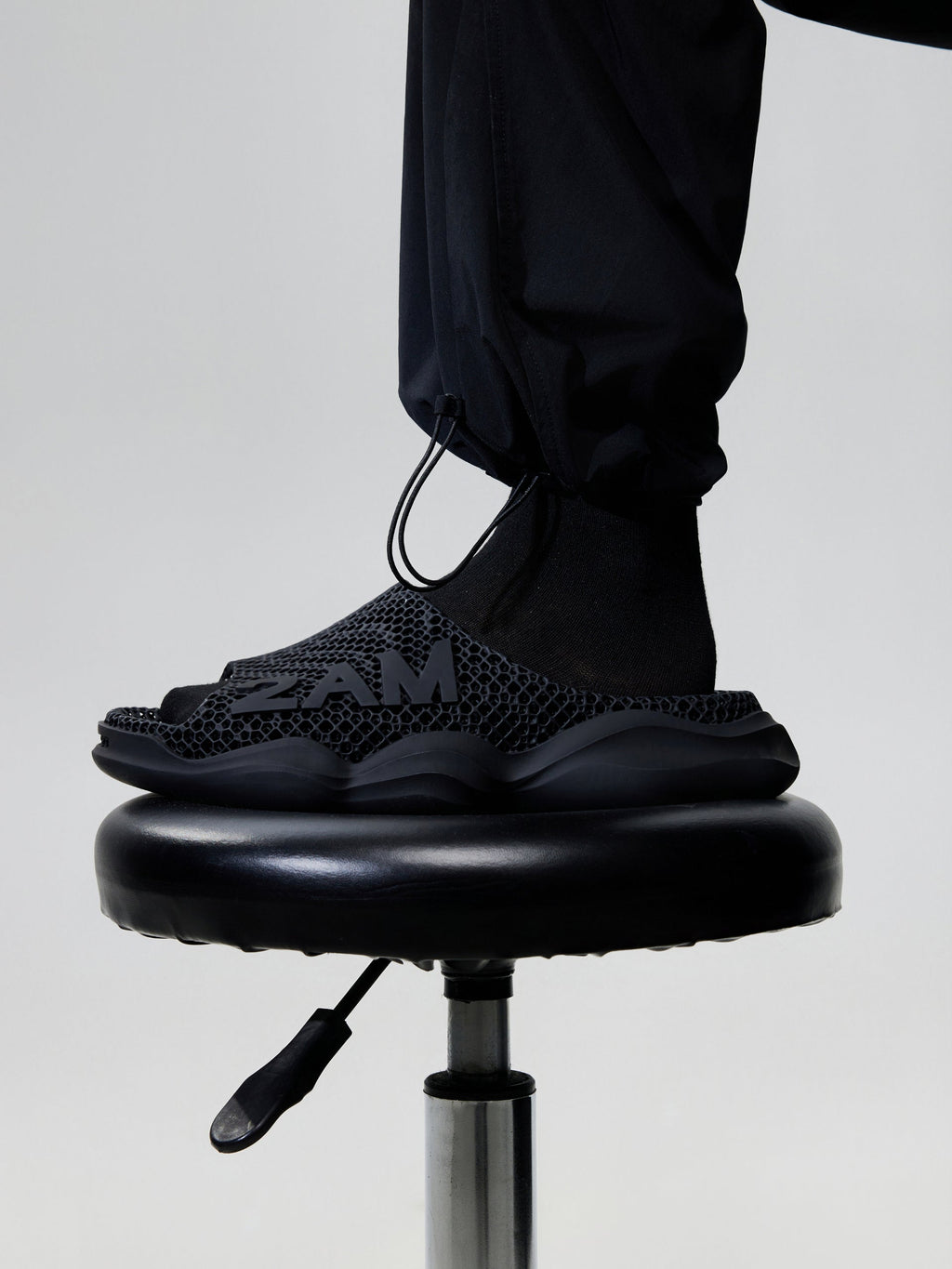 Surfer 3D Printed Slipper Black