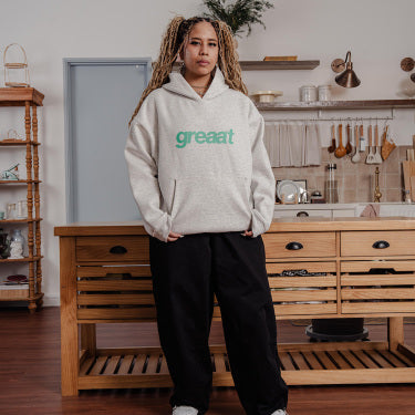 A.A Greaat Hoodie Classic Grey