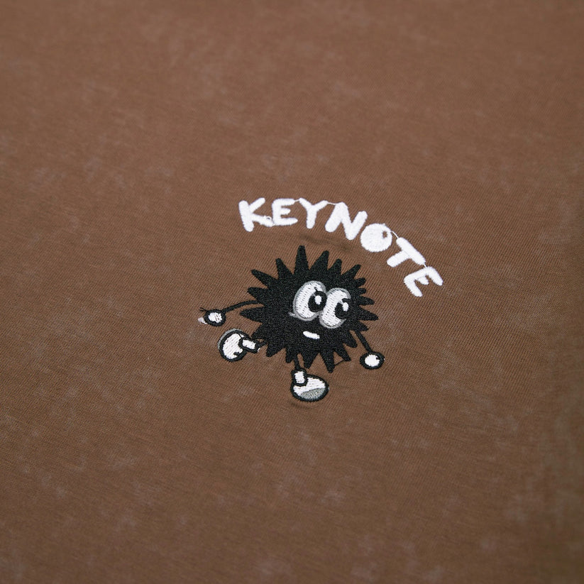 Core Basic Washed Tee Brown