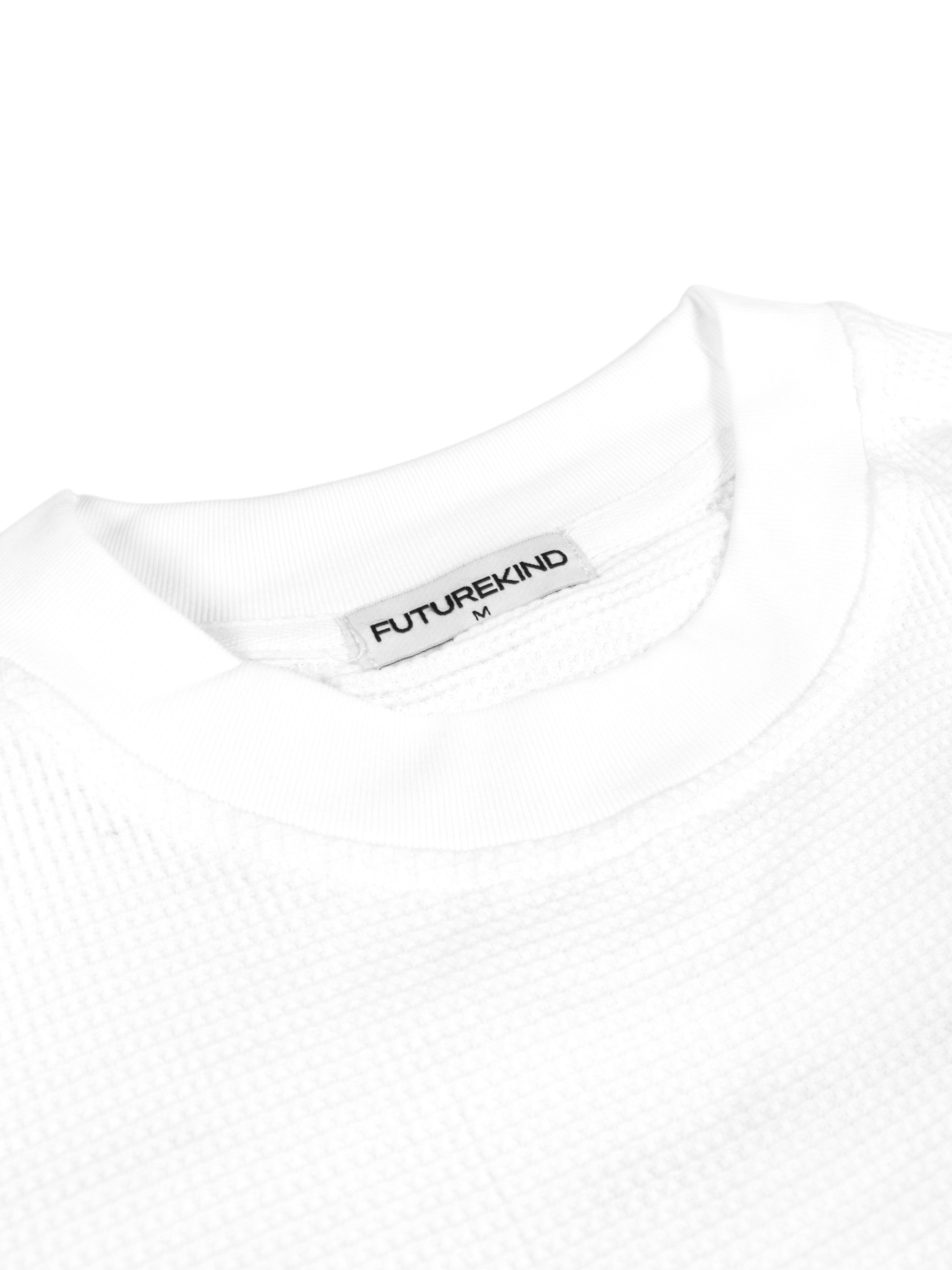 Waffle Structural Long Sleeve White