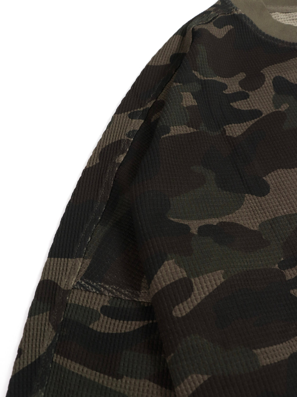 Waffle Structural Long Sleeve Camo