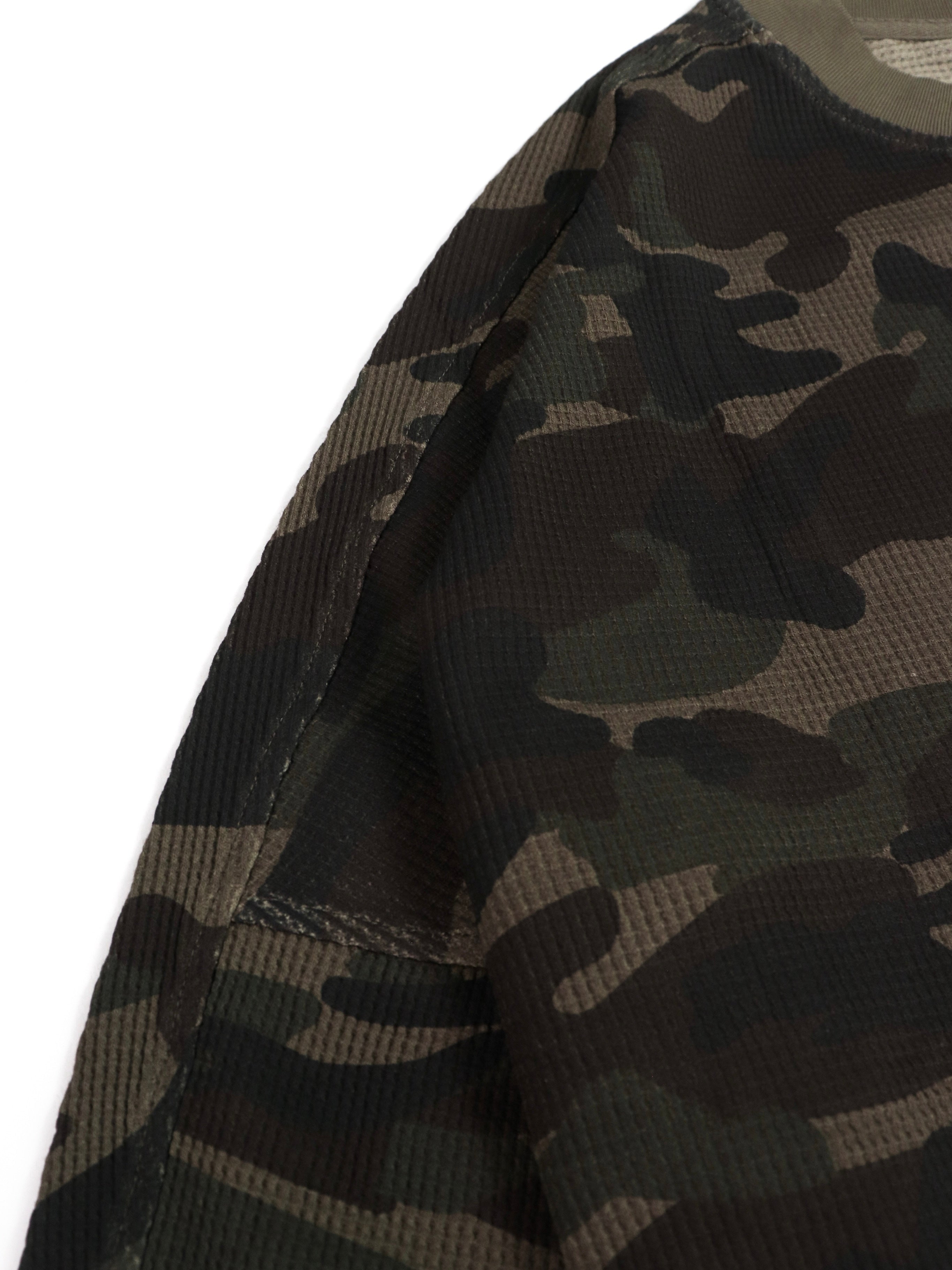 Waffle Structural Long Sleeve Camo