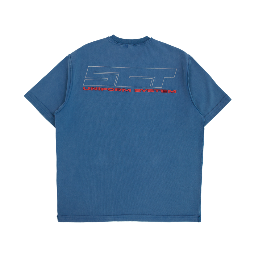 Uniform System T-Shirt Wave Blue