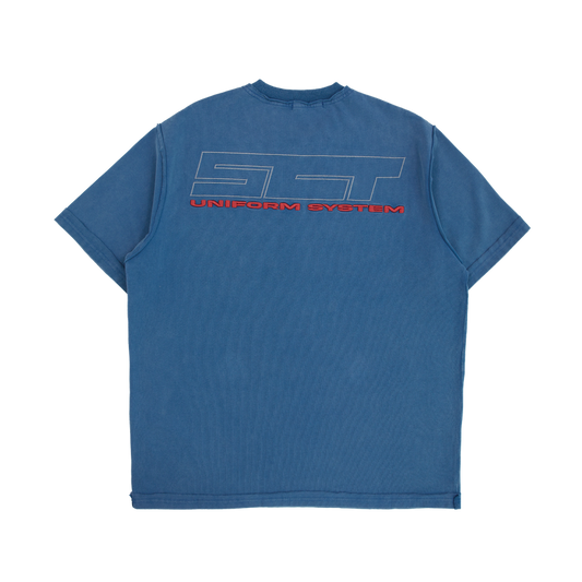 Uniform System T-Shirt Wave Blue