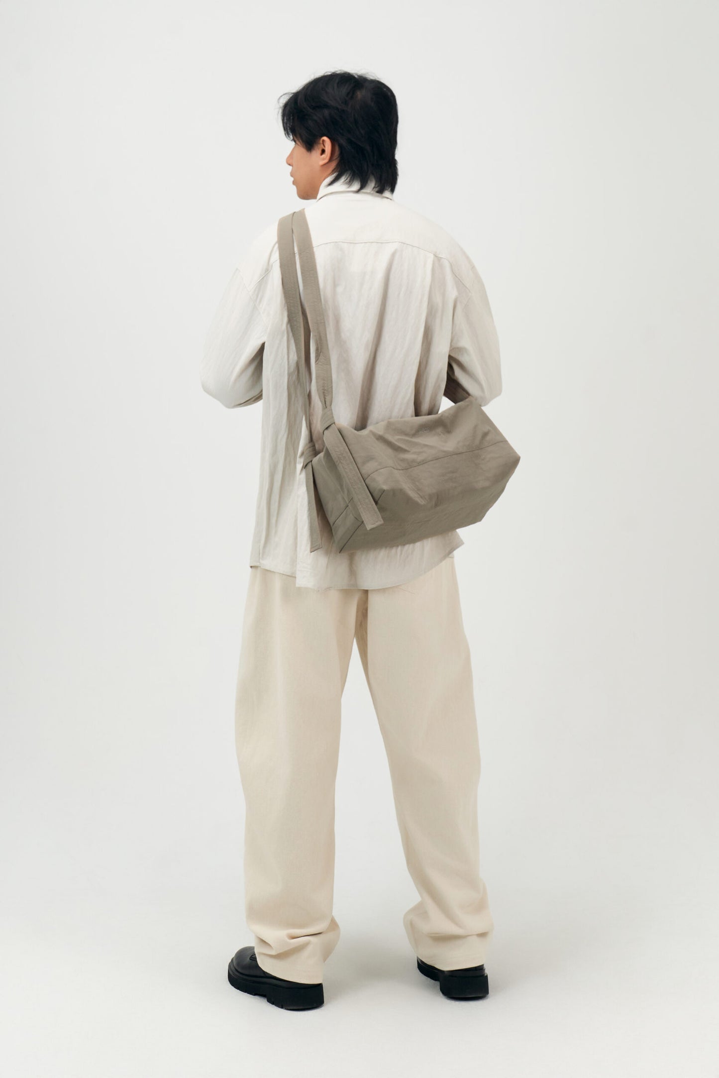 Small Loaf Nylon Bag (Olive Grey)