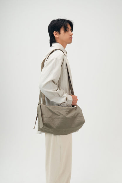 Small Loaf Nylon Bag (Olive Grey)