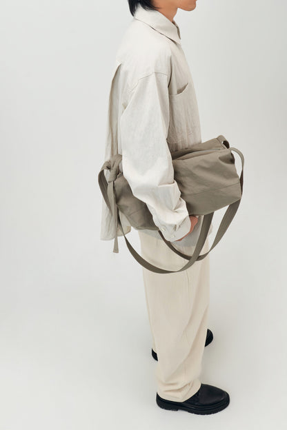 Small Loaf Nylon Bag (Olive Grey)