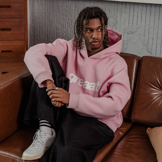 A.A Greaat Hoodie Blush Pink