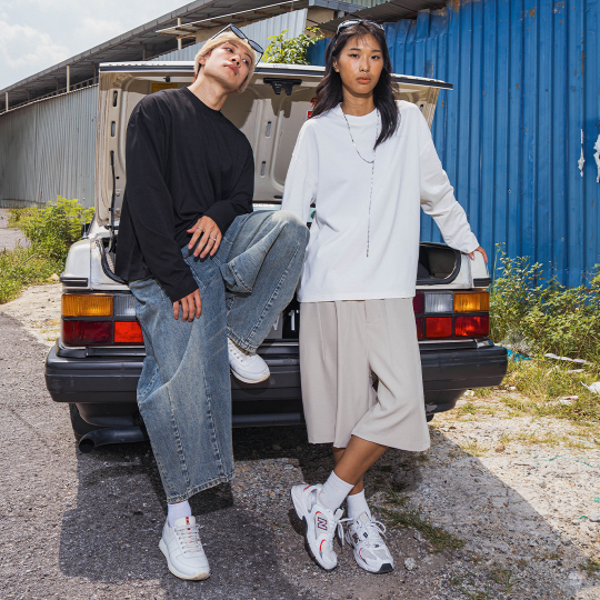 A.A Basic Long Sleeve White