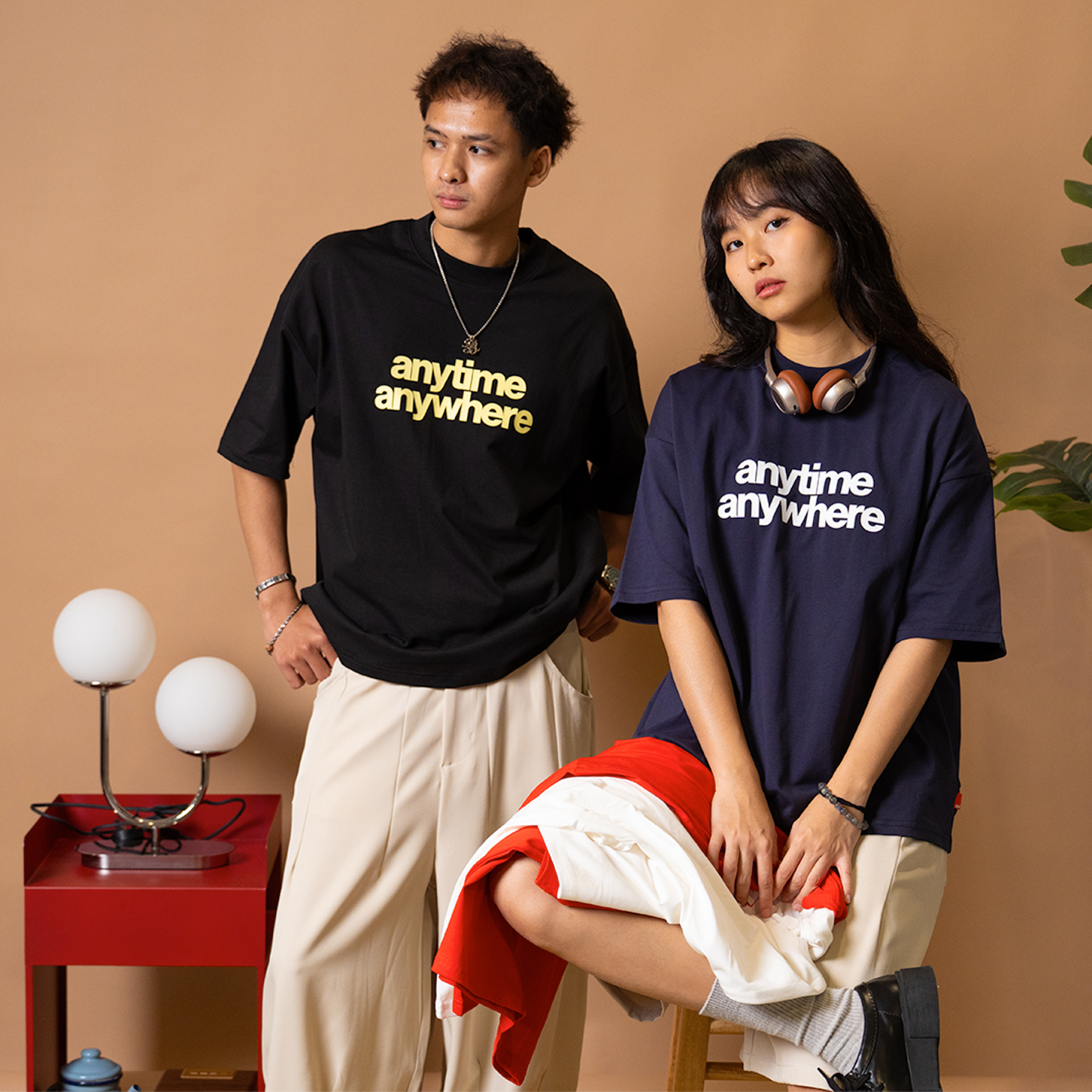 A.A Anytime Anywhere Tee Black