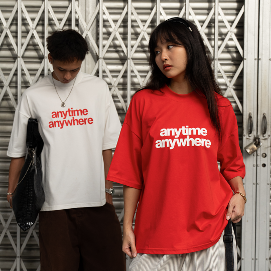A.A Anytime Anywhere Tee Red